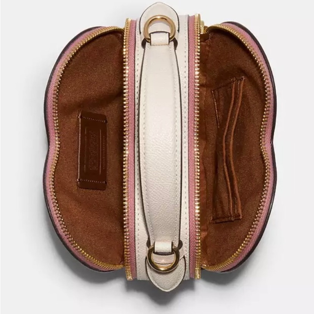 Coach Heart Shape Crossbody With Heart Cherry Print - Picture 4 of 14